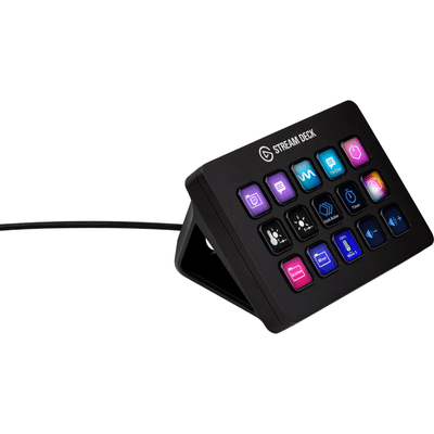Elgato Stream Deck MK2 15 Butoane Stand Reglabil Negru