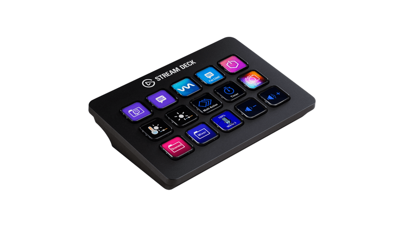 Elgato Stream Deck MK2 15 Butoane Stand Reglabil Negru - F64.ro