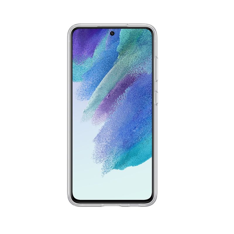 Capac-protectie-spate-Samsung-Clear-Strap-Cover-pentru-Galaxy-S21-FE-G990-White-2