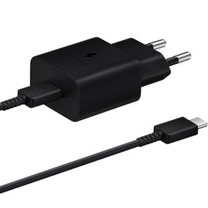 Samsung Incarcator Retea Fast Charger 15W Port USB Type-C Cablu USB Type-C Inclus Negru