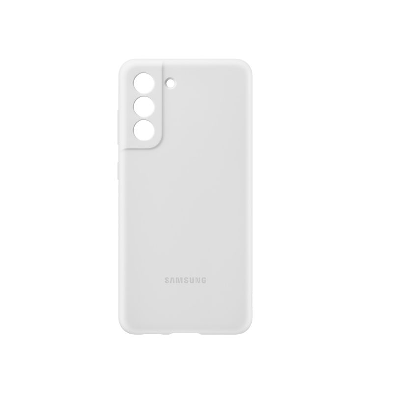 Capac-protectie-spate-Samsung-Silicone-Cover-pentru-Galaxy-S21-FE-G990-EF-PG990T-White-3