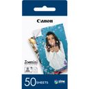 Canon Zoemini Hartie Foto Instant  Zink 50 Coli 2x3"