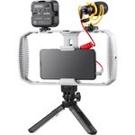 Godox Vlogging Kit cu Lumina LED LED6R (USB Type-C)