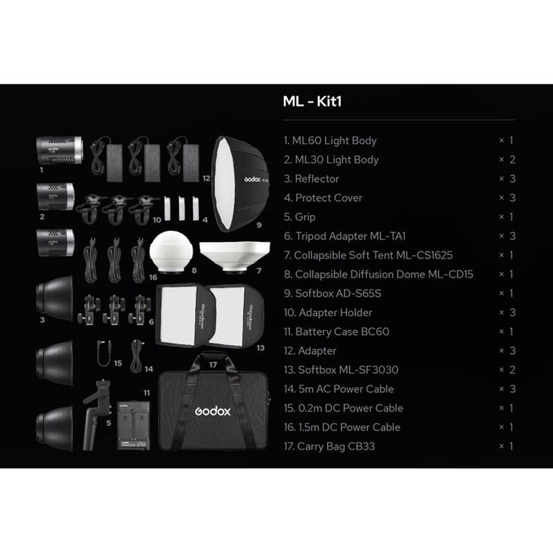 Godox-Kit-Lampa-LED-ML60-cu-2-Lampi-LED-ML30-si-Accesorii.2