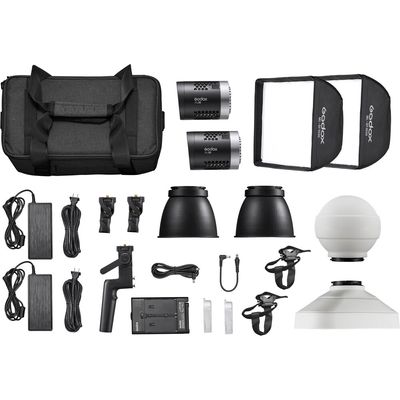 Godox Kit 2 Lampi LED ML30 si Accesorii