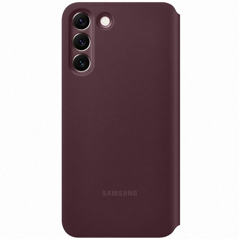 Husa-Samsung-Smart-Clear-View-Cover-pentru-Galaxy-S22-Plus-S906-EF-ZS906C-Burgandy-1
