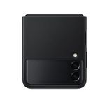 Capac-protectie-spate-Samsung-Leather-Cover-pentru-Galaxy-Z-Flip-3-F711-Black