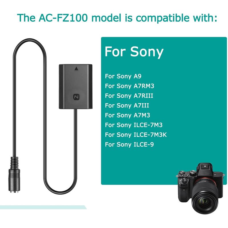 Dynaphos-Adaptor-AC-FZ100-cu-Cablu-USB-Tip-NP-FZ100---Adaptor-5V3A-pentru-Sony-Alpha-A9-A7RM3-A7RIII-a7iii-A7M3-ILCE-9-A6600.5