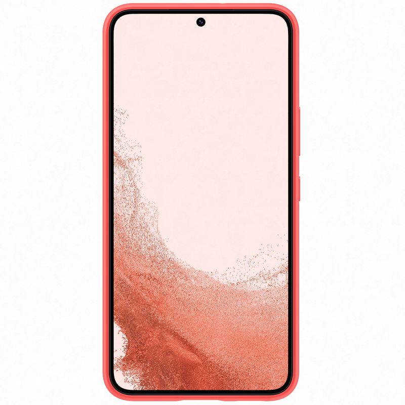 Capac-protectie-spate-Samsung-Silicone-Cover-pentru-Galaxy-S22-S901-EF-PS901T-Coral-1