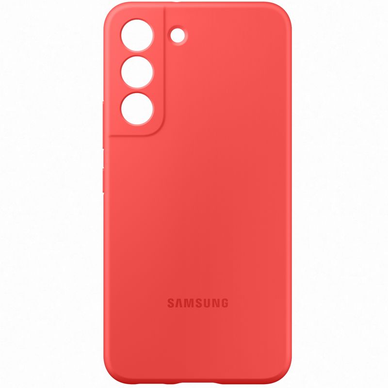 Capac-protectie-spate-Samsung-Silicone-Cover-pentru-Galaxy-S22-S901-EF-PS901T-Coral-5