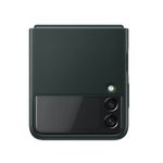 Capac-protectie-spate-Samsung-Leather-Cover-pentru-Galaxy-Z-Flip-3-F711-Green