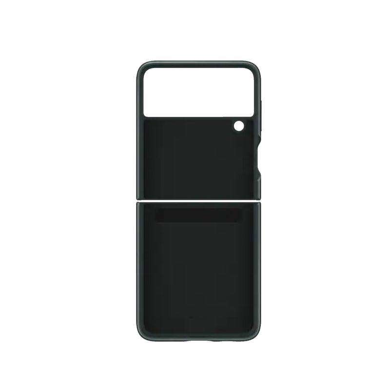 Capac-protectie-spate-Samsung-Leather-Cover-pentru-Galaxy-Z-Flip-3-F711-Green-6-1