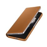 Husa-Samsung-Leather-Flip-Stand-Cover-pentru-Galaxy-Z-Fold-3-F926-Camel-4