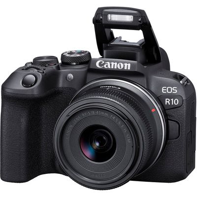 Canon EOS R10 Aparat Foto Mirrorless Kit cu Obiectiv RF-S 18-45mm IS STM