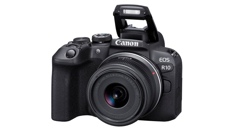 Canon EOS R10 Aparat Foto Mirrorless Kit cu Obiectiv RF-S 18-45mm