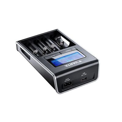Varta LCD Dual Tech Charger 57676 Incarcator Inteligent 4 Canale Ni-Mh / Li-Ion 4h