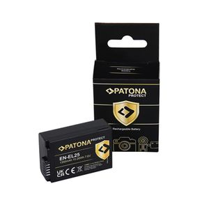 Patona Protect Acumulator Replace Li-Ion Tip EN-EL25 pentru Nikon Z50, 1350mAh / 10,3Wh