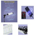 FancierLampaLED120WBicolorcuSoftbox65cm