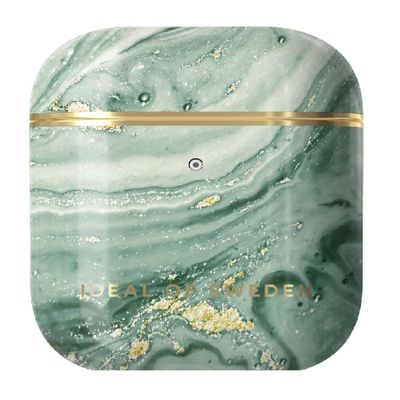 Fashion AirPods Case – Mint Swirl Marble