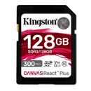 Kingston Canvas React Plus Card de Memorie 128GB SDXC UHS-II U3 V90