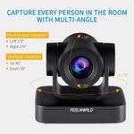 FeelworldCameraVideoFullHD1080pUSB20PTZcuZoom10xStreamingOnline