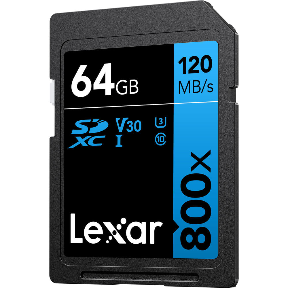 Lexar Card de Memorie SDXC Blue Series UHSI 800x 64GB V30 F64.ro F64.ro