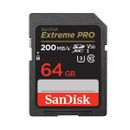 SanDisk Extreme PRO Card de Memorie SD 64GB SDXC UHS-I Class 10 U3 V30 + 2 Ani RescuePRO Deluxe