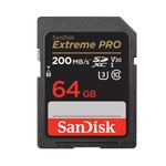 SanDisk Extreme PRO Card de Memorie SD 64GB SDXC UHS-I Class 10 U3 V30 + 2 Ani RescuePRO Deluxe
