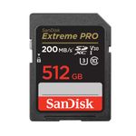 SanDisk Extreme PRO Card de Memorie SD 512GB SDXC UHS-I Class 10 U3 V30 + 2 Ani RescuePRO Deluxe