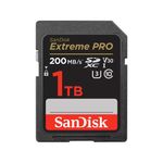 SanDisk Extreme PRO Card de Memorie SD 1TB SDXC UHS-I Class 10 U3 V30 + 2 Ani RescuePRO Deluxe