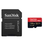SanDisk Extreme PRO Card de Memorie MicroSDXC 128GB A2 C10 V30 UHS-I U3 + Adaptor SD + 2 Ani RescuePRO Deluxe