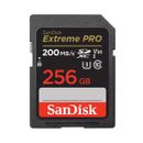 SanDisk Extreme PRO Card de Memorie 256GB SDXC UHS-I C10 U3 V30 + 2 Ani RescuePRO Deluxe