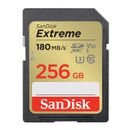 SanDisk Extreme Card de Memorie SDXC 256GB UHS-I Class 10 U3 V30 + 1 An RescuePRO Deluxe
