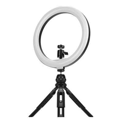 Streamplify Light 10"/26cm Lampa LED Circlulara Trepied Ajustabil 480 Lumeni Telecomanda pe Fir
