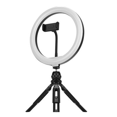 Streamplify Light 10"/26cm Lampa LED Circlulara Trepied Ajustabil 480 Lumeni Telecomanda pe Fir