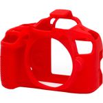 EasyCoverECC1300DRHusaProtectieSiliconpentruCanon1300D2000DRosu1