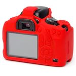 EasyCoverECC1300DRHusaProtectieSiliconpentruCanon1300D2000DRosu4