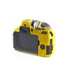 EasyCoverECND5500YHusaProtectieSiliconpentruNikonD5500D5600Galben5
