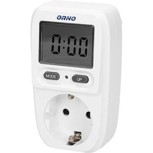 Orno OR-WAT-419(GS) Calculatorul de Energie cu Afisaj LCD 16A 230V Alb