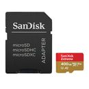 SanDisk Extreme Card de Memorie MicroSDXC 400GB A2 C10 V30 UHS-I U3 + Adaptor SD + 1 An RescuePRO Deluxe