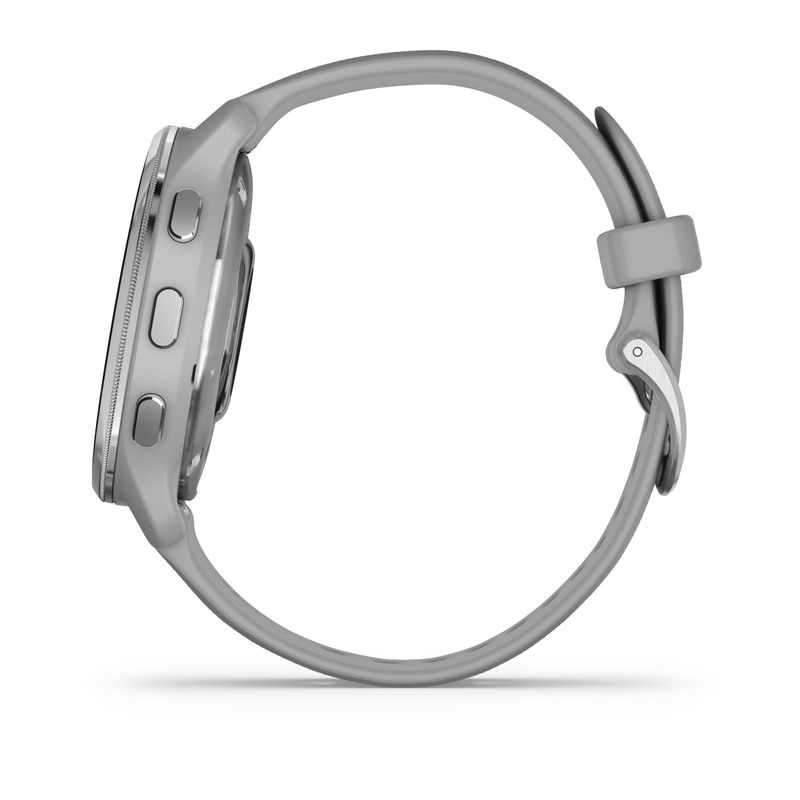 GarminVenu2PlusSmartwachRamaSilverCarcasaPowderGrey