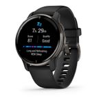 GarminVenu2PlusSmartwachRamaSlateCarcasaBlack