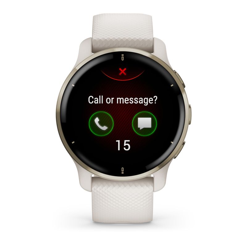 Garmin Venu 2 Plus Smartwatch Rama Cream Gold Carcasa Ivory F64.ro