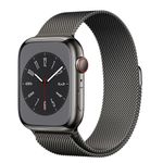 Apple-Watch-S8-Cellular-45mm-Carcasa-Stainless-Steel-Graphite-cu-Milanese-Loop-Graphite