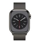 AppleWatchS8Cellular45mmCarcasaStainlessSteelGraphitecuMilaneseLoopGraphite