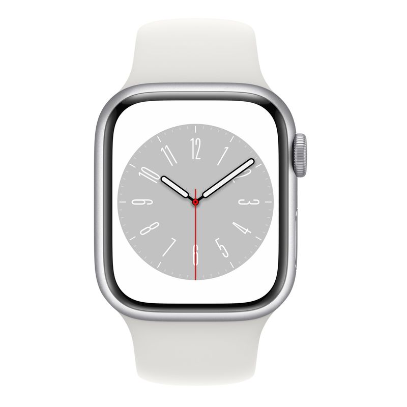 Apple-Watch-S8-GPS-Carcasa-Aluminiu-cu-Sport-Band-Alb.2
