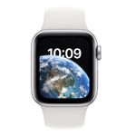 AppleWatchSE2Cellular40mmCarcasaAluminiumSilvercuSportBandWhite