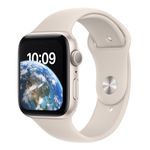 AppleWatchSE2GPS40mmCarcasaAluminiuStarlightcuSportBandStarlight