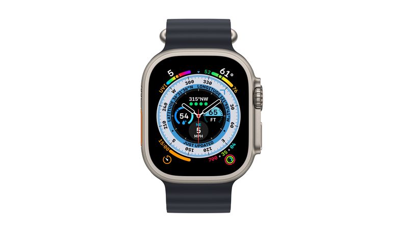 Apple Watch Ultra Cellular 49mm Carcasa Titan cu Ocean Band