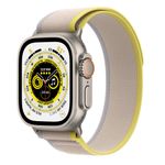Apple-Watch-Ultra-Cellular-49mm-Carcasa-Titan-cu-Trail-Loop-Yellow-Beige-M-L